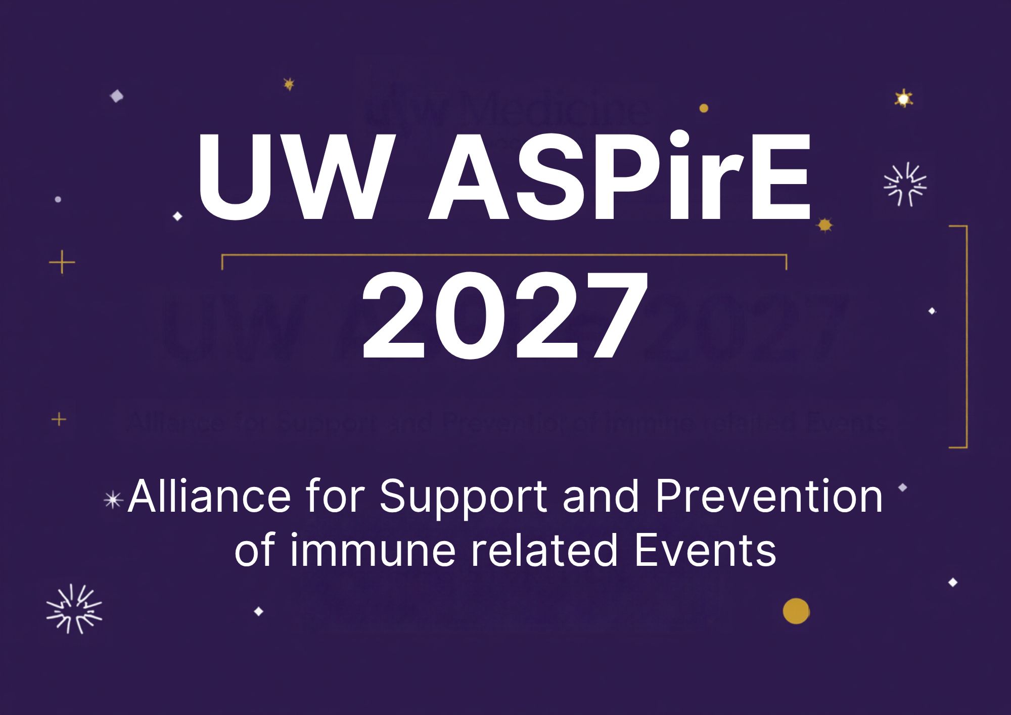 SAVE THE DATE:  UW ASPirE 2027 Banner